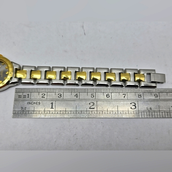 Womens Clique Quartz Watch Two Tone Water Resistant Japan Movt New Battery - Picture 7 of 9